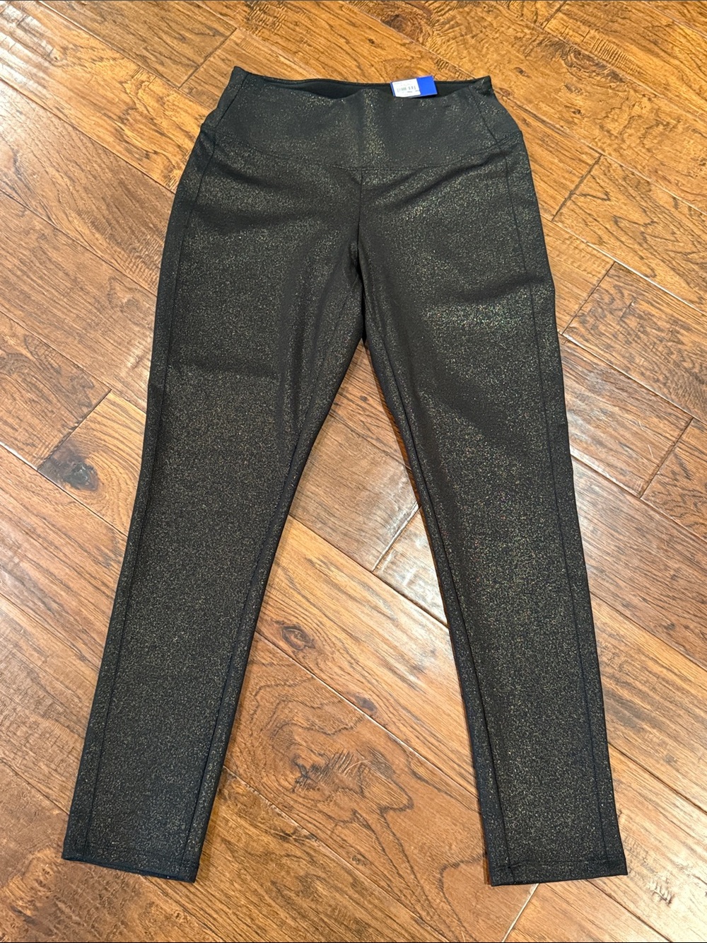 Apt. 9 Black Stretch Pants with Subtle Shine